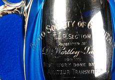 Detail of historic Wortley-Talbot trophy