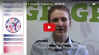 RSGB's YOTA 2017 vlog#2 Rebecca, M6BUB