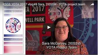 RSGB YOTA 2017 vlog#8 Sara, 2I0SSW - YOTA project team