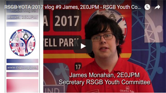 RSGB YOTA 2017 vlog #9 James, 2E0JPM - RSGB Youth Committee Secretary