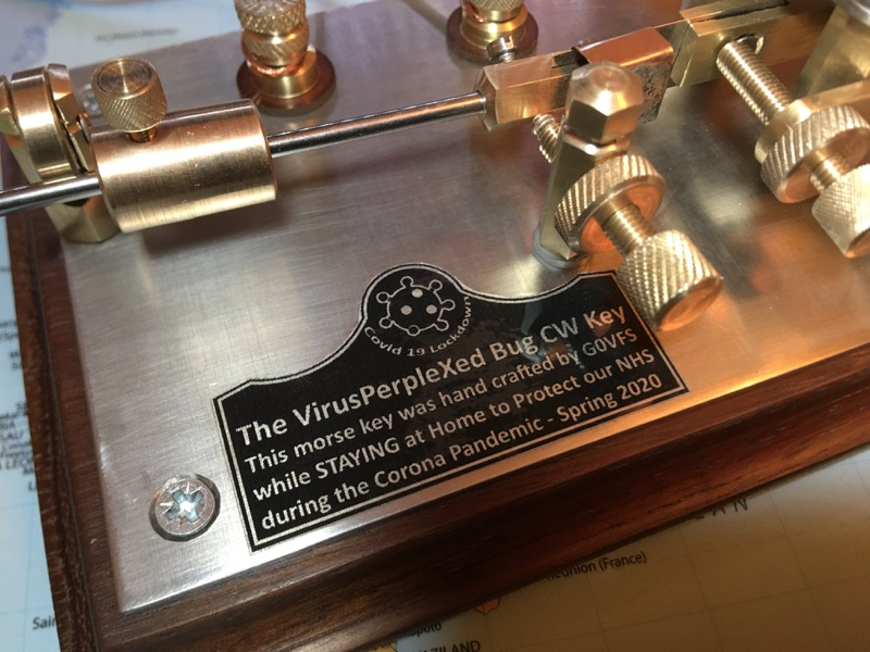 Vibroplex semi-automatic Morse key