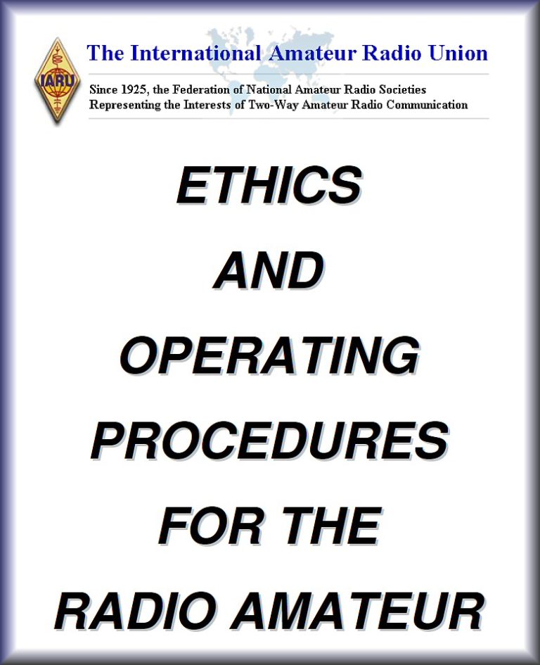 Operating Procedures And Etiquette Radio Society Of Great Britain