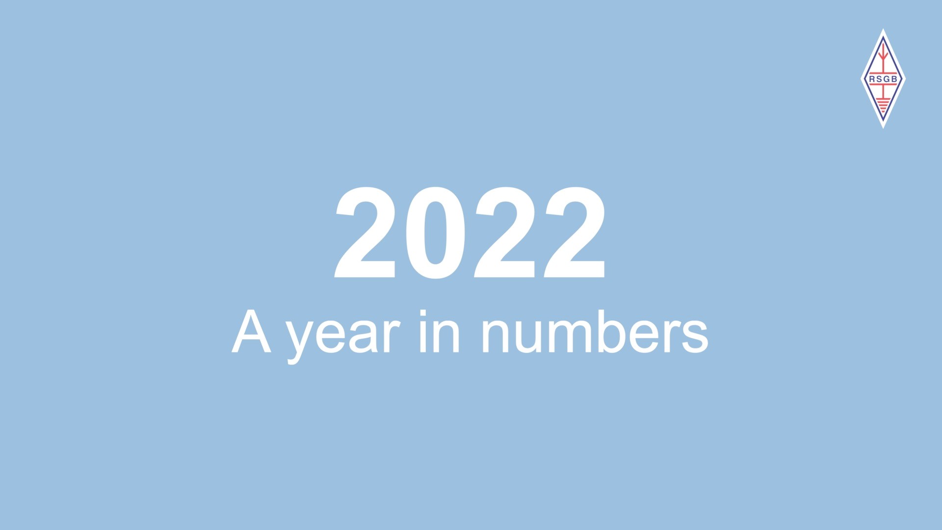 2022 - a year in numbers - Radio Society of Great Britain - Main Site ...