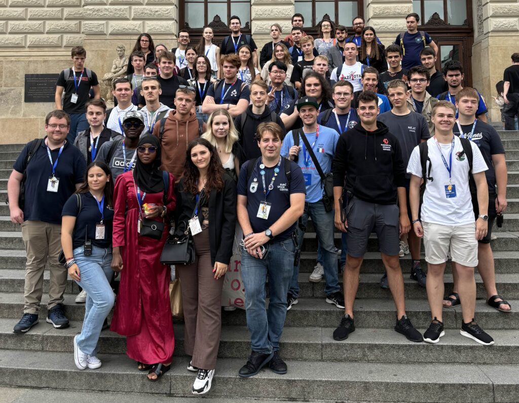 Full YOTA group outside the museum