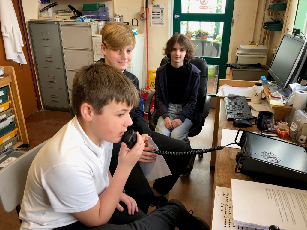 Students from Malliag School as part of British Science Week 2023