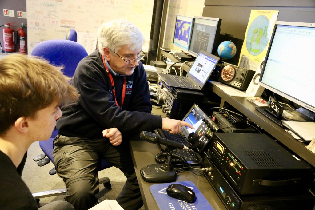 Martin at the RSGB National Radio Centre
