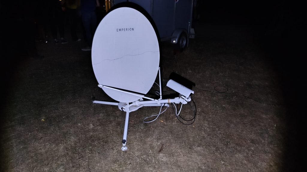 QO-100 satellite dish