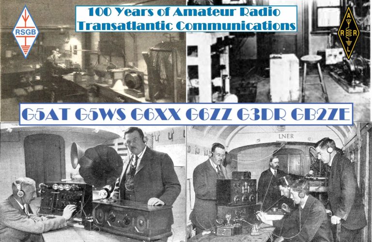 Transatlantic Centenary QSL card