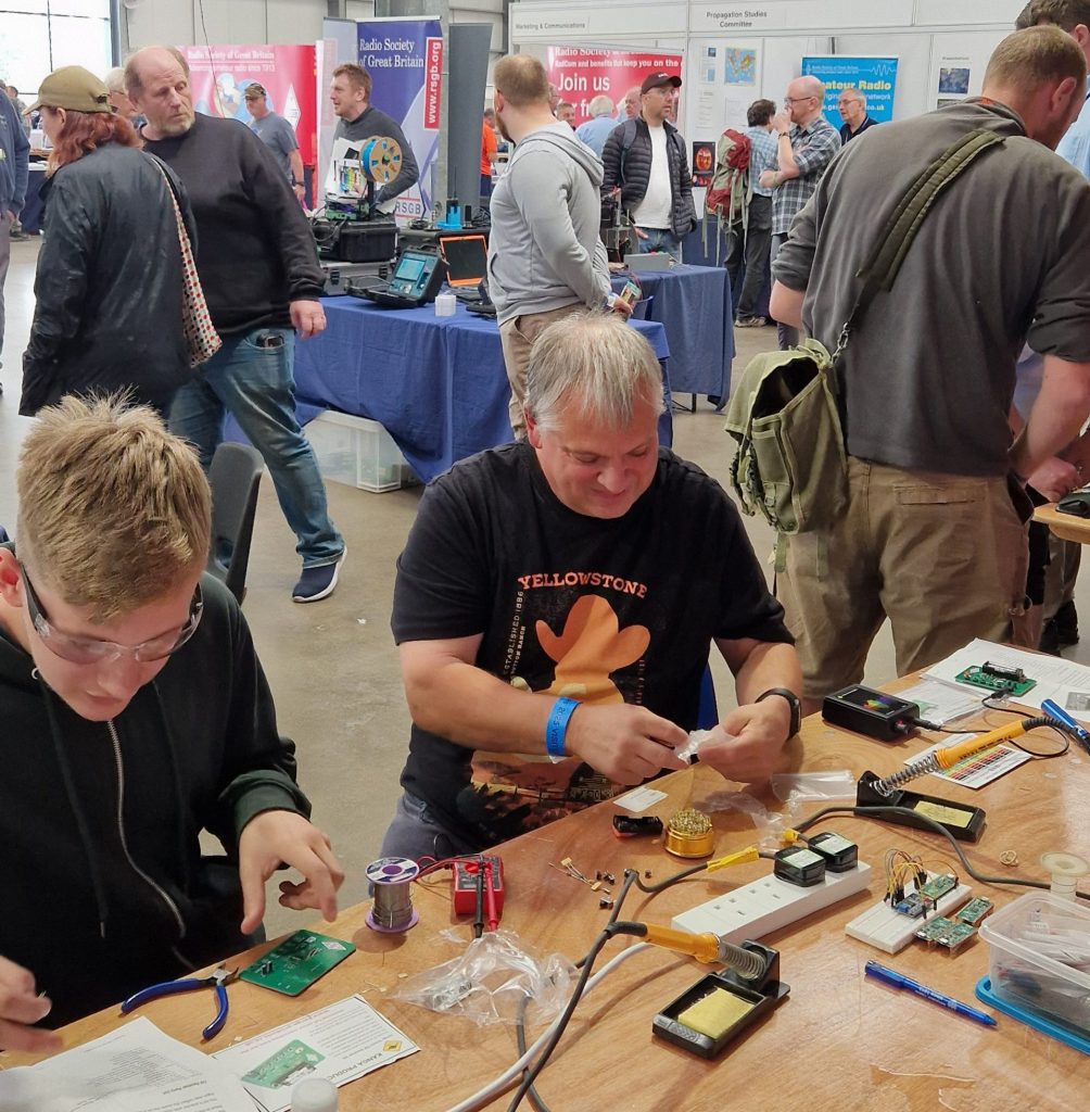 Practical activities at Hamfest 2025