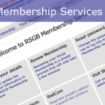 RSGB Membership Services portal